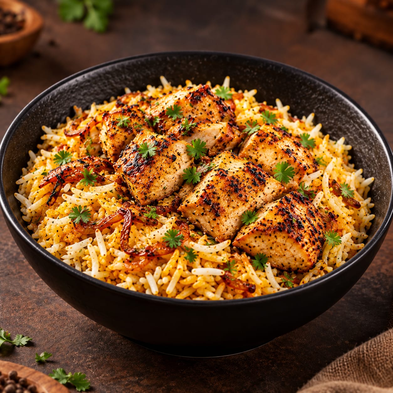 Chicken biryani